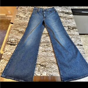 Levi's Blue Flare Women's Jeans